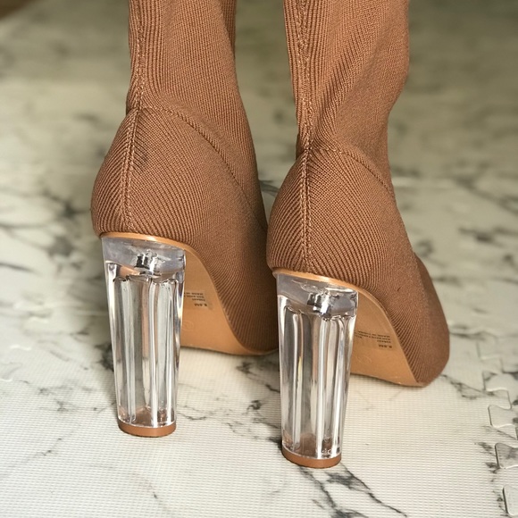 FASHION NOVA POINT TOE SOCK BOOTS - Picture 5 of 7